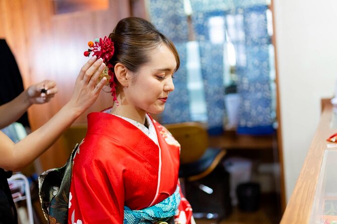 Traditional Japanese Costumes "Kimono", "Yukata", "Ryuso", "Photograph Course "Hair Set & Lipstick & Kimono & Photography" - How the timing works (and how to plan around the 1-hour window)
