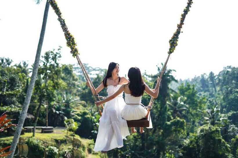 Ubud: Bali Swing hidden waterfall with personal photographer - Kantolampo or Tibumana Waterfall: The Stair-Flow Look
