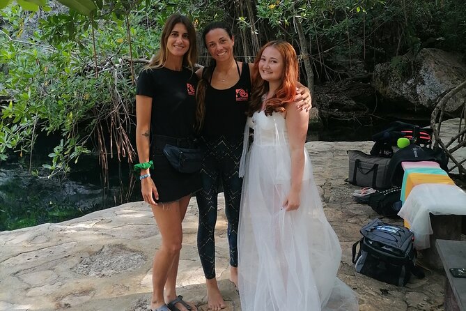 Underwater Photo Shoot Experience in Cenote - Cenote Cristalino Stop: First Scene, Soft Light, and Getting Camera-Ready