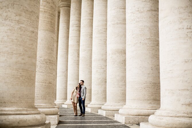 Vatican City Photo Shoot - St. Peter’s Square posing: getting the scale right