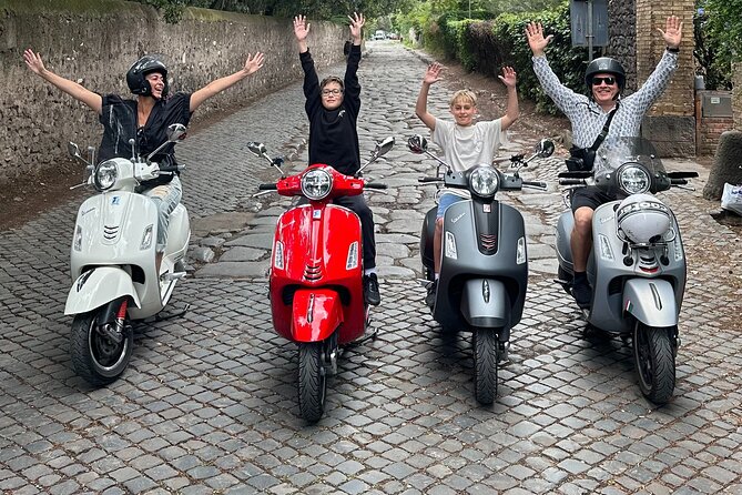 Vespa experience guided by us & Photo shoot - Where the Tour Starts: Piazza dei Calcarari Meeting Point