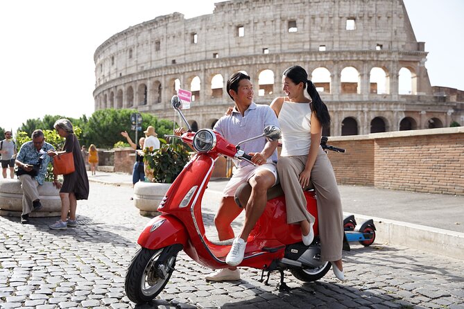 Vespa scooter Journey with Professional Photography - Rome on a Vespa: what you’re really buying in 90 minutes