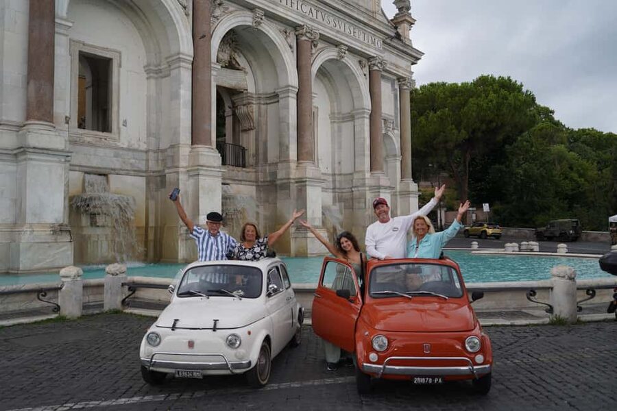 Vintage Fiat500 car Tour by Professional Photographer - Meeting at Oppio Caffe and what the route timing really feels like