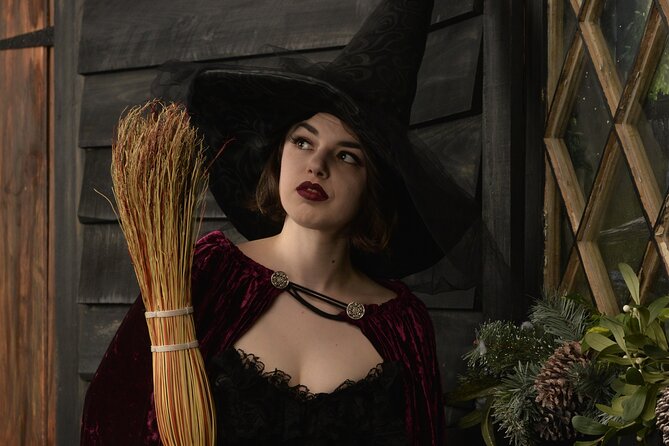 Witch Costume Photo Shoot - Olde Salem Village theatrical set - Getting There and Making It Go Smoothly