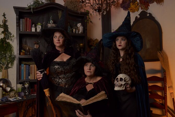 Witch Costume Photo Shoot - Witch Cottage theatrical set - Who should book the Witch Cottage photo set?