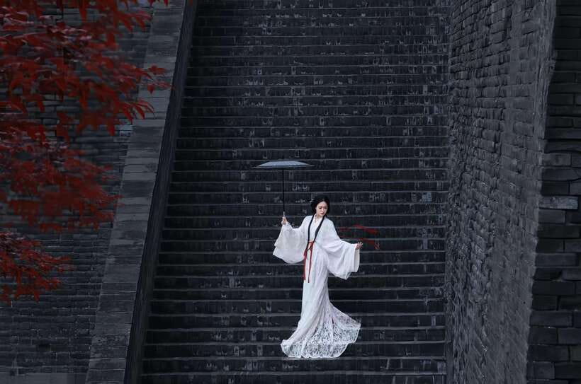 Xi'an: Hanfu and Tang Dynasty Costume Photo Shoot - The photos you get: raw vs retouched, and when you see them